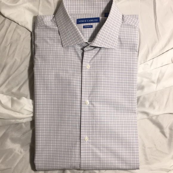 Vince Camuto - Checked/Pin Striped Button Down XXL - Picture 7 of 8